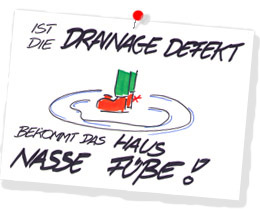 Drainage defekt